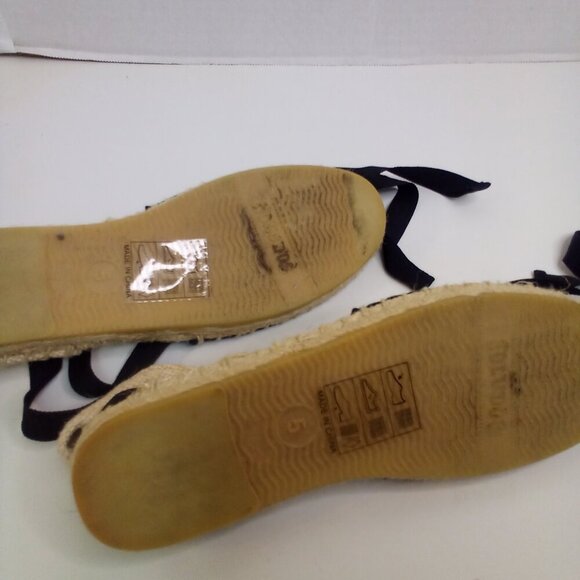 Soludos Ankle Tie Espadrille Women 5 Aztec Pattern - Picture 14 of 14